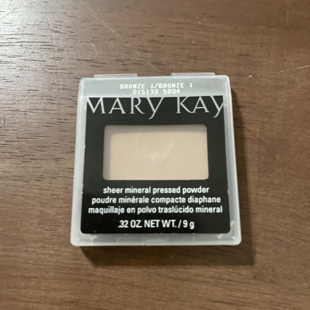 Mary Kay Sheer Mineral Pressed Powder Makeup Bronze 1 - New 015139 Discontinued